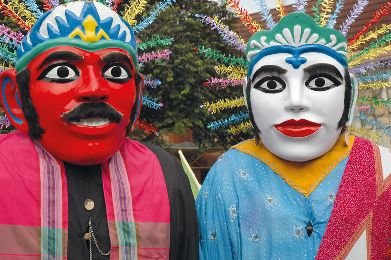 Topeng Telek Dance Ritual Masks