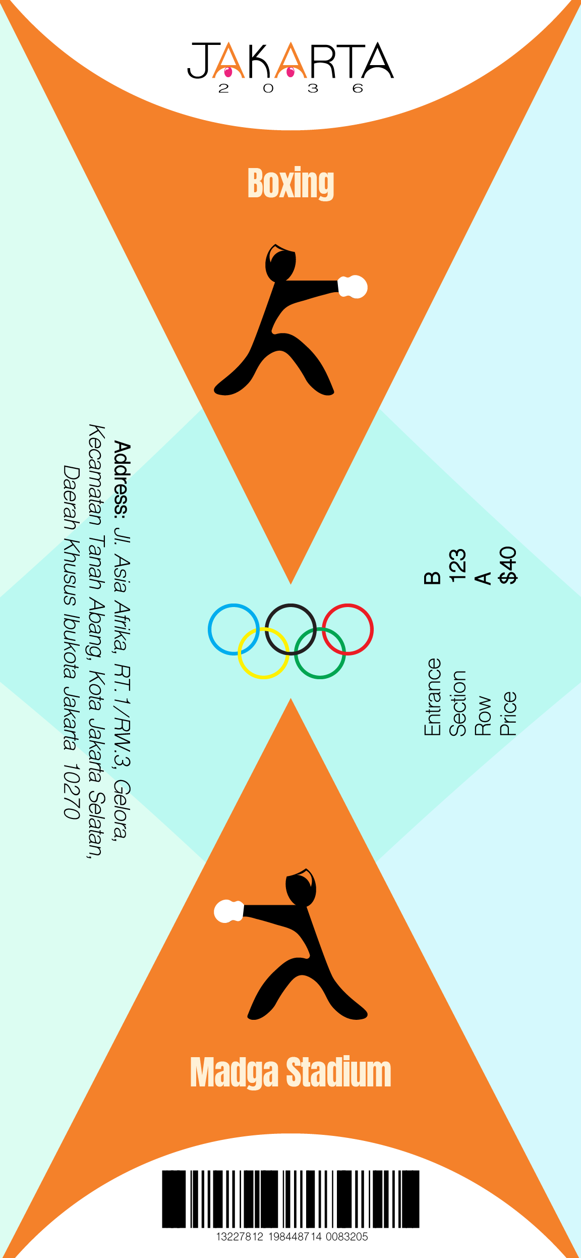 Jakarta Olympic Game ticket Flat-Work