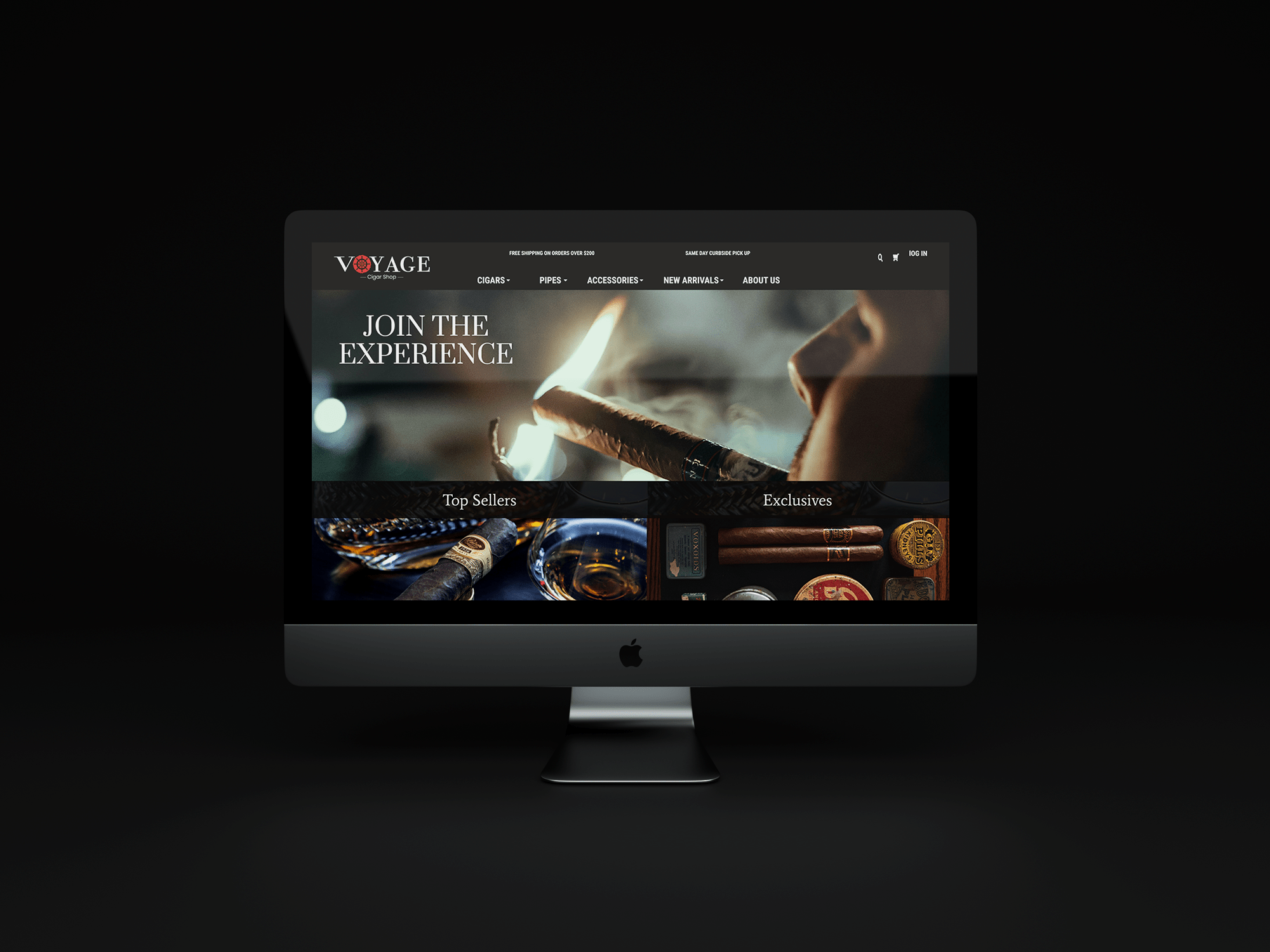 Cigar Shop web design